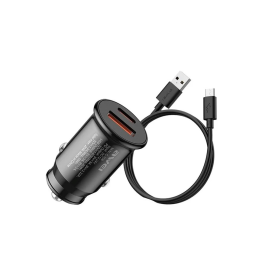 Awei C-706 20W Car Charger +Usb Type C Data Cable
