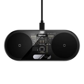 Baseus Digital LED Display 2in1 Wireless Charger 20W