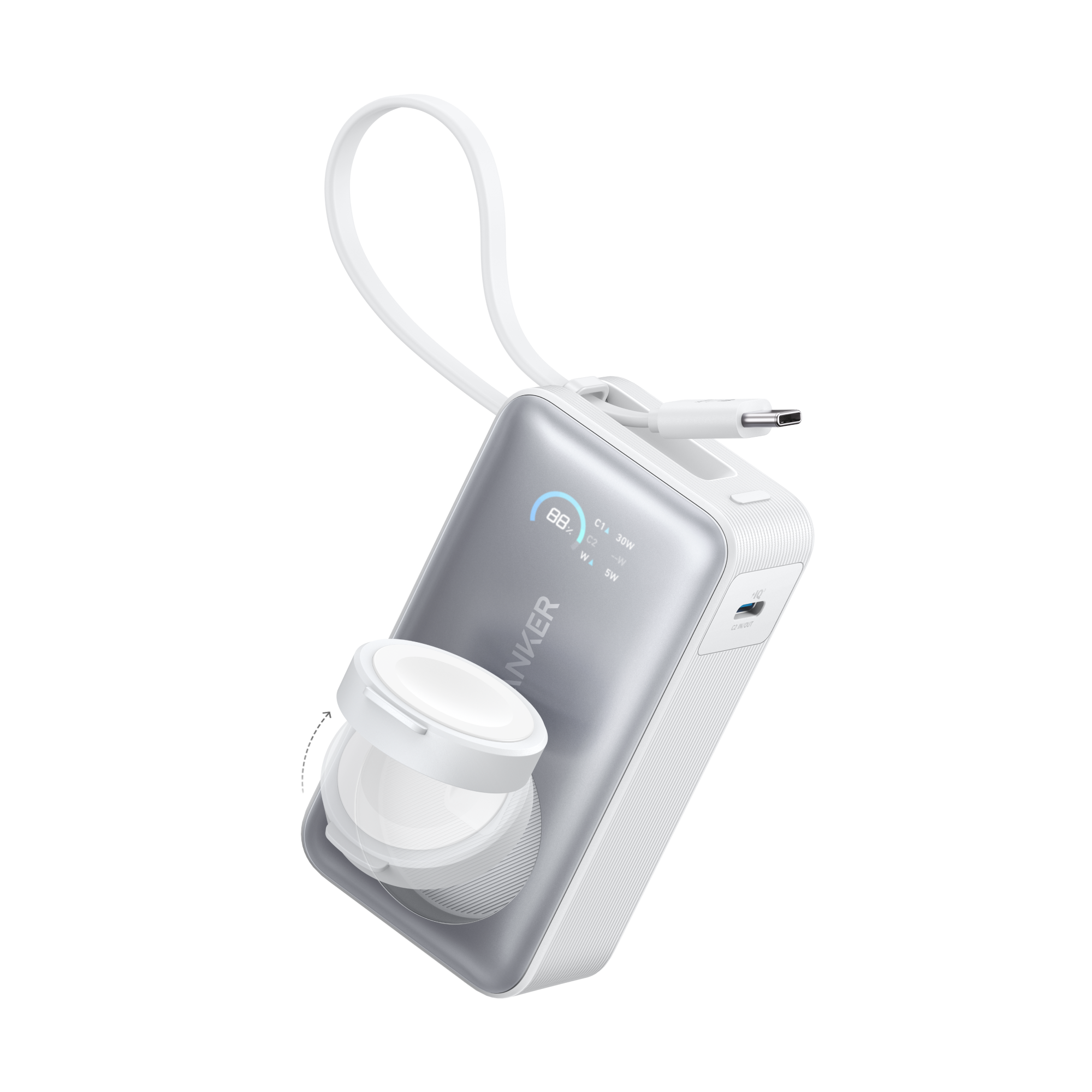 Anker MagGo Power Bank 10K 35W with Apple Watch Charger