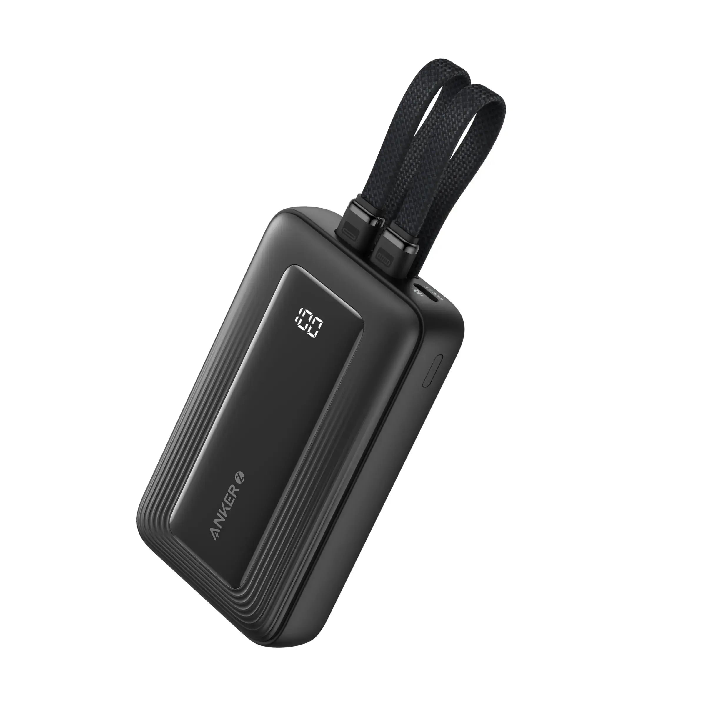 Anker Power Bank 10K 30W with USB-C + Lightning Cable - Black
