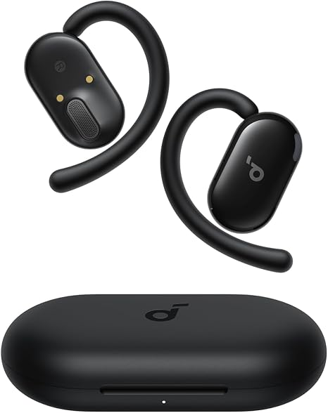 Soundcore V20i Open-Ear Wireless Earbuds - Black