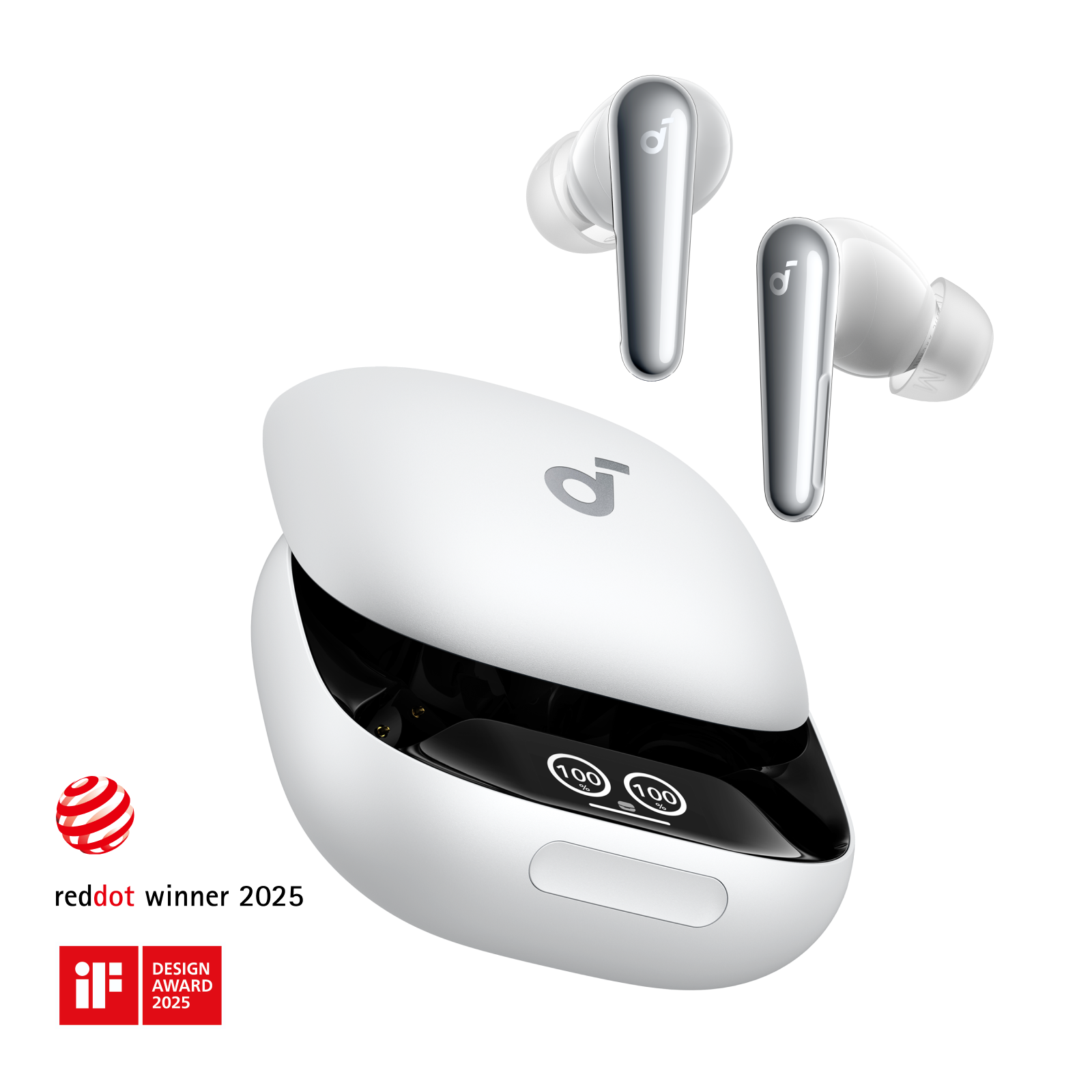 Soundcore Liberty 4 Pro ANC Earbuds - White