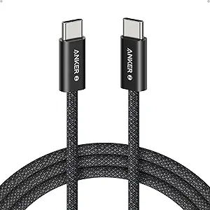 Anker Zolo USB-C to USB-C Cable 240W 6ft - Black