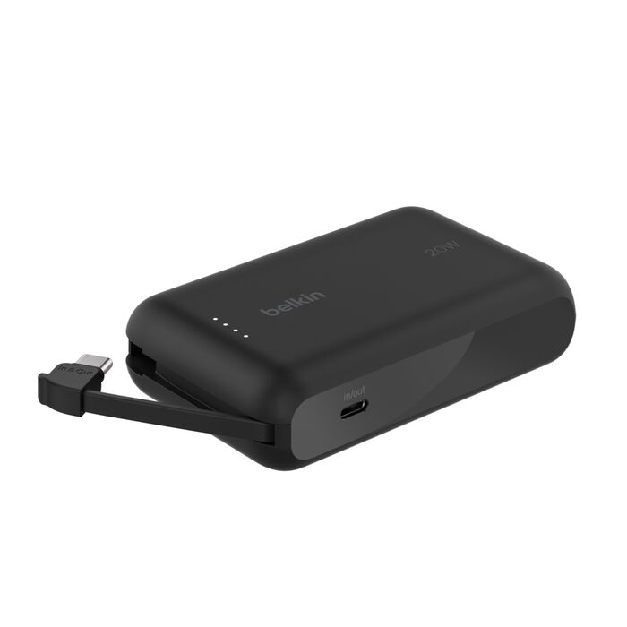 Belkin BoostCharge Power Bank 10K PD 20W with USB-C Cable - Black