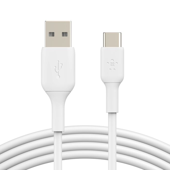 Belkin BoostCharge USB-A to USB-C Cable 1M - White
