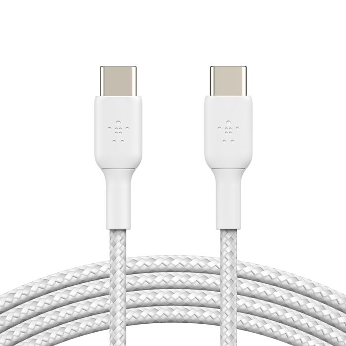 Belkin BoostCharge USB-C to USB-C Braided Cable 0.15M - White