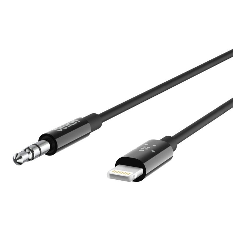 Belkin RockStar USB-C to 3.5mm Audio Cable 90cm - Black