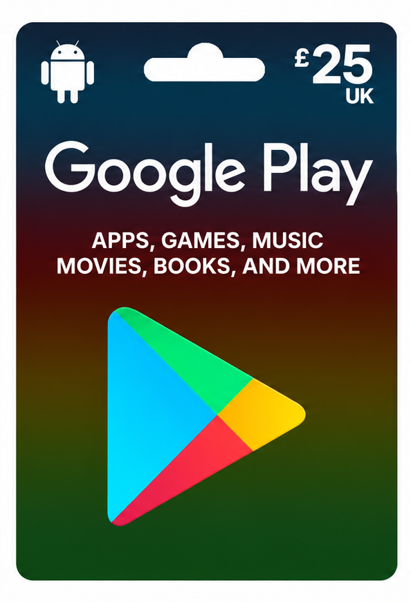 Google Play UK 25 GBP