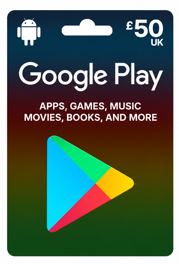 Google Play UK 50 GBP