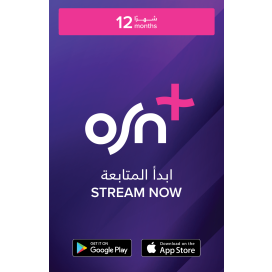 osn+ اشتراك لمدة 12 شهرًا (JO)