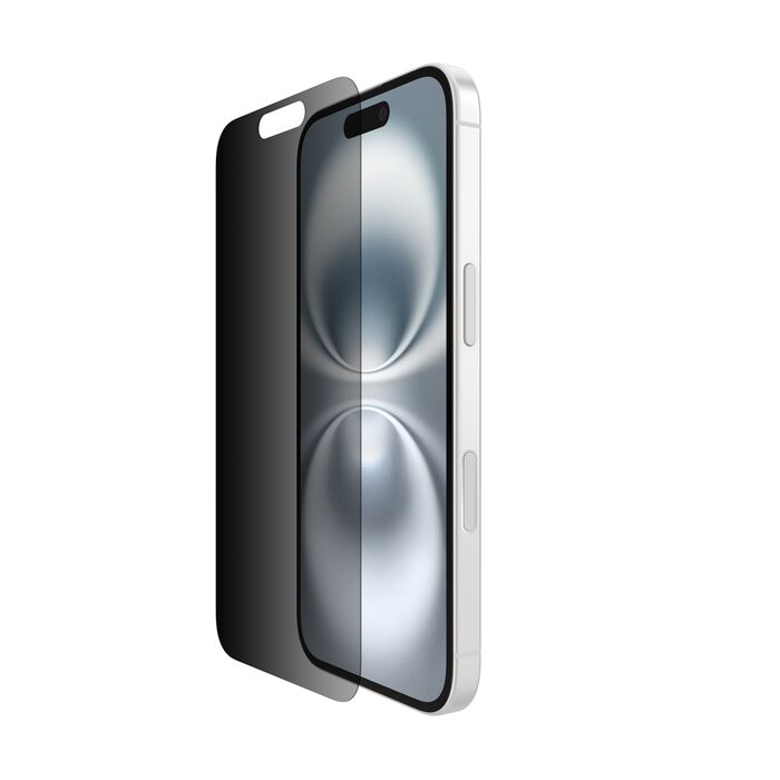 Belkin InvisiGlass Privacy Screen Protector - iPhone 16/15/14 Pro