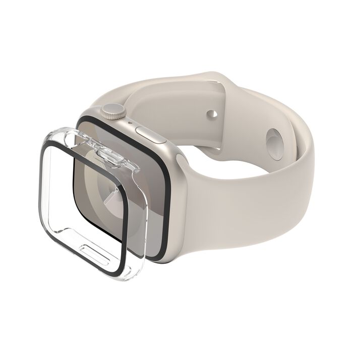 Belkin ScreenForce Tempered Glass 360° Protector for Apple Watch 45mm - Clear