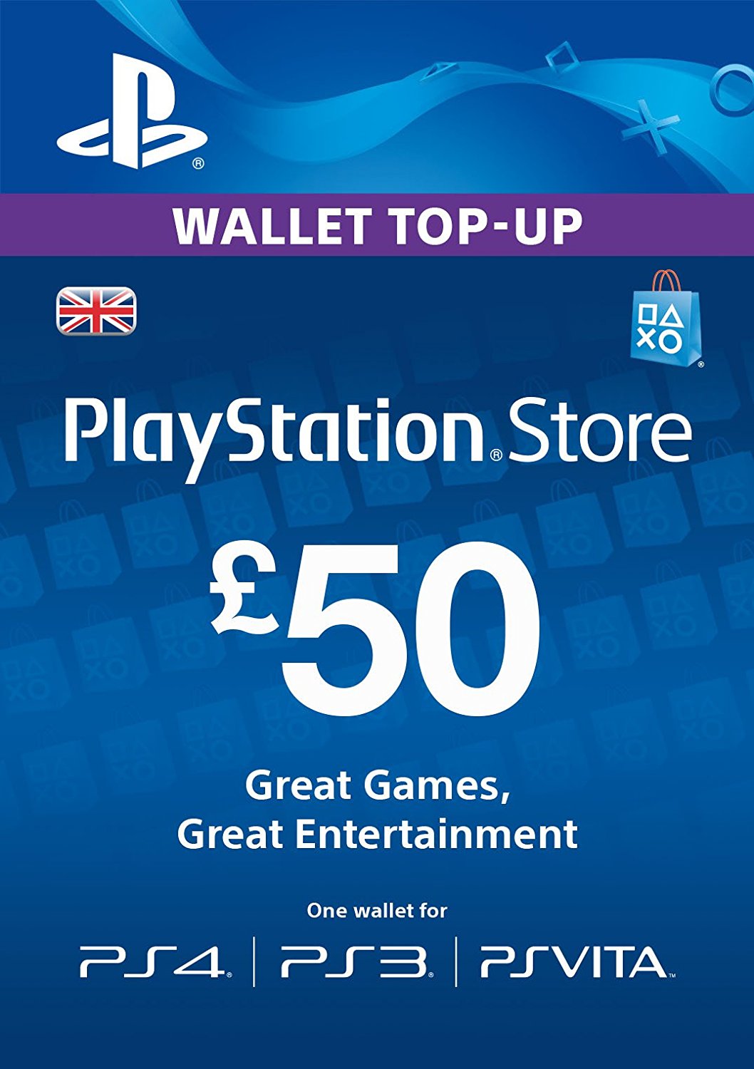 PlayStation Network UK 50 GBP