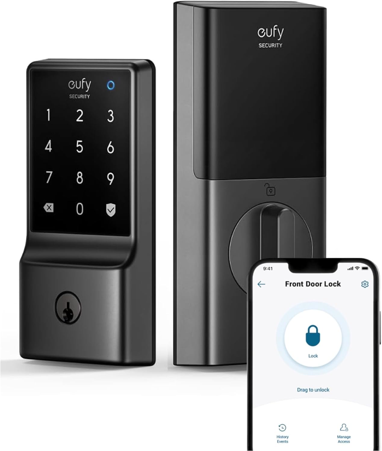 Eufy Smart Lock C234 with Wi-Fi - Black
