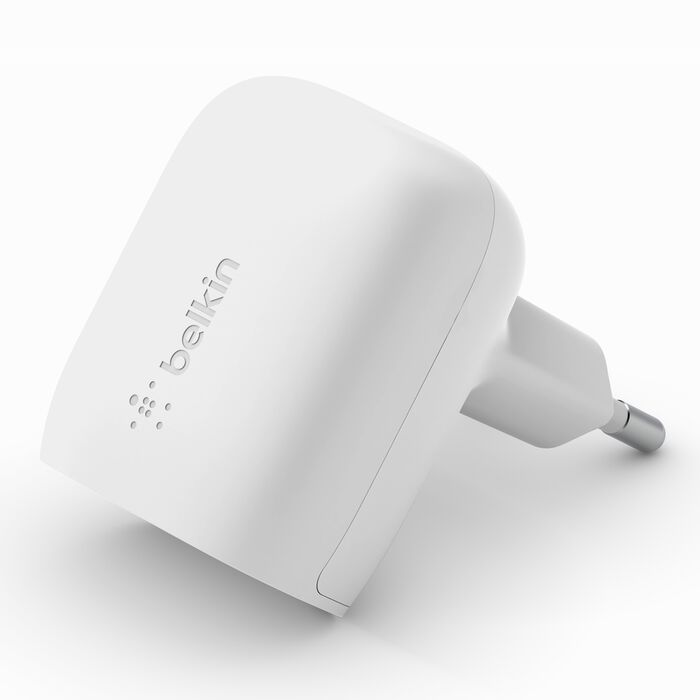 Belkin BoostCharge USB-C Wall Charger 20W PD with PPS - White