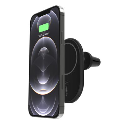 Belkin BoostCharge Magnetic Wireless Car Charger 10W + 1.2m USB-C Cable - Black (No PSU)