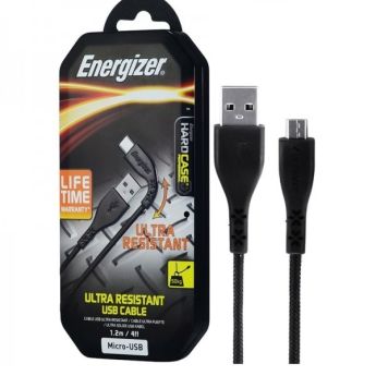 ENERGIZER CABLE MICRO-USB LIFETIME WARRANTY 