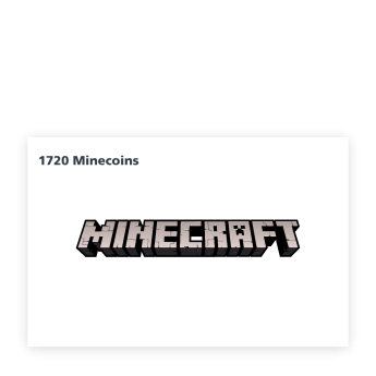 Minecraft: Minecoins 1720 Gift Card