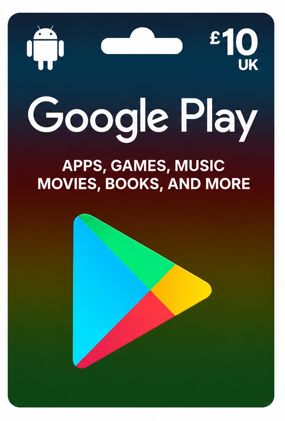 Google Play UK 10 GBP