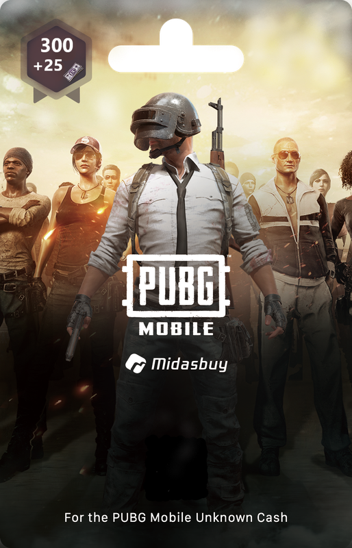 PUBG 300 UC Gift Card