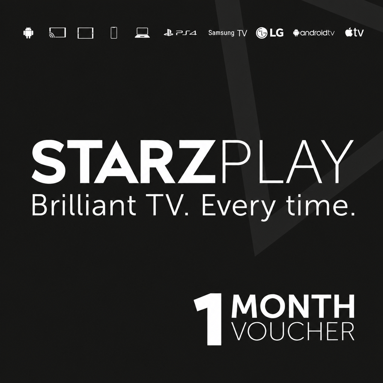 اشتراك Starzplay ترفيهي شهر واحد (الأردن)